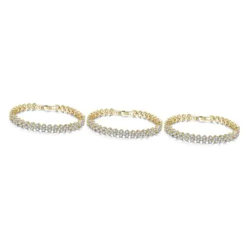 Produktbild: Holibanna 3St Armbänder armschlinge kreativer Armreif Frauen Armband volles Diamantarmband Kristall Armband Kettenarmband angekettet Rom Fräulein