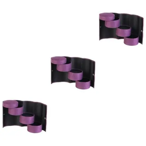 Produktbild: Holibanna 3St Aufbewahrungsbox für Schmuck schmuckkästchen travel jewelry box jewel case schmuckrollen jewllery organiser Zylinder-Schmuck-Organizer Lagerung Aufbewahrungskiste Violett