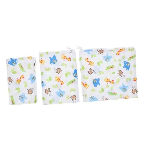Produktbild: Holibanna 3 Stück Wiederverwendbare Sandwich Taschen Wasserdichte Snackbeutel aus Peva für Brot Kekse und Kleine Lebensmittel und Tragbar für Unterwegs