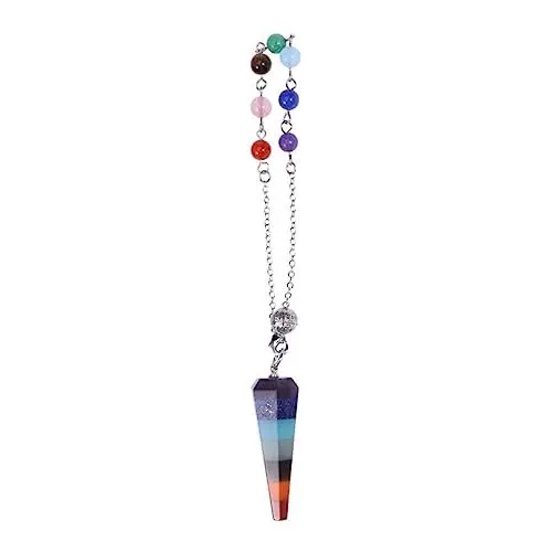 Produktbild: Holibanna 3st Halskette Labradorit-anhänger Labradorit-kristall Meditationskristalle Sechseckige Kristallkette Sechseckiger Anhänger Chakra-anhänger Natürlich Schmuck