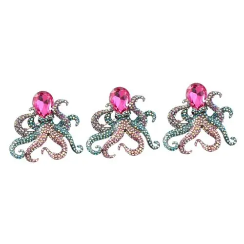 Produktbild: Holibanna 3 Stück Süße Brosche Für Damen Cartoon-oktopus-brosche Für Anzug