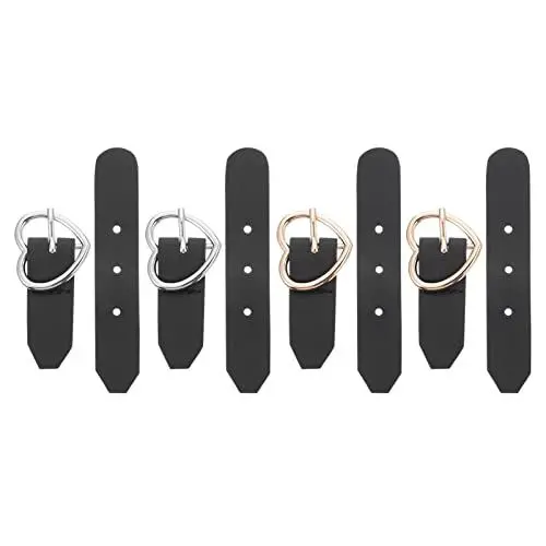 Produktbild: Holibanna 4stücke Gurtschnalle Aus Pu- Zum Aufnähen Für Diy-handtasche Umhängetasche Kleidungsstücke Und Bastelzubehör Verstellbares Design Ersatz-strap-schnalle Für Taschengürtel