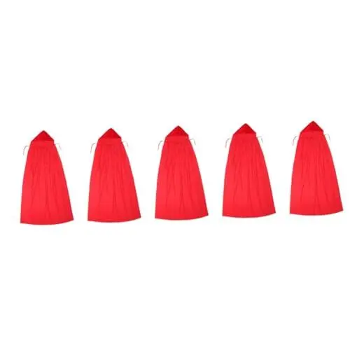 Produktbild: Holibanna 5St Halloween-Umhang Kapuzenmantel männer Kinderkostüme Herrenroben mit Kapuze Halloween Cape Halloween umhang Kleidung Kapuzenmantel für Herren Kapuzenmantel Kinder Baumwolle