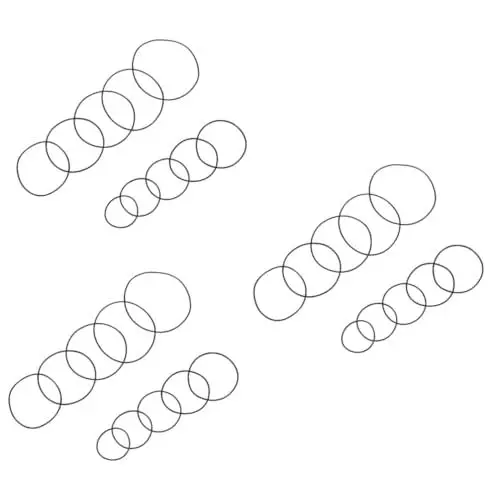 Produktbild: Holibanna 600 STK Siegel Ansehen O Ringsortiment Gehäusebodendichtung Dichtungsring Uhr Dichtungswechsel O-Ring-Dichtung Beobachten Uhr o Ringe Teile Waschmaschinen Rückseite Gummi Anschauen