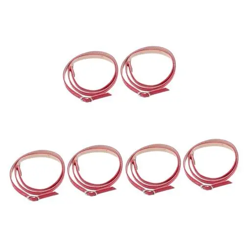Produktbild: Holibanna 6 Paare High Heels Schnürsenkel Elastisches Schuhband Schuhriemen Aus Wildleder High-heel-schuhriemen Riemen Für Bootsschuhe Schnürsenkel Aus Leder Schmiedeeisen Anti-lose