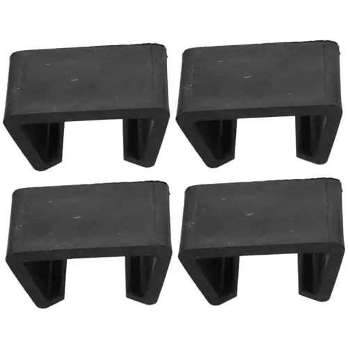 Produktbild: Holibanna 2 Sets 6 cm Rattan-möbel-Clip Robuster Stuhl-Clip Schwarzer Sofa-Clip Für Wohnzimmer Büro 4 Stück X 2