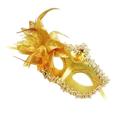 Produktbild: Holibanna Maskerade Für Halloween Karneval Cosplay Halbe Seite Blume Luxus-party-zubehör