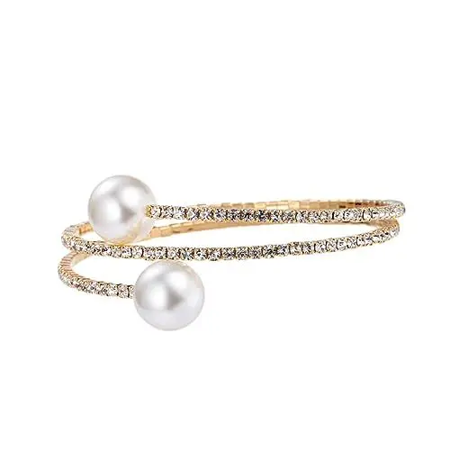 Produktbild: Holibanna Mehrreihiges Strass-perlenarmband Diamantarmband Für Damen Schmuck Für Viele Anlässe