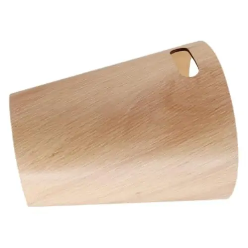 Produktbild: Holibanna Holz Mülleimer für Büro und Badezimmer Japanischer Minimalistischer Tischabfallbehälter Design für Schreibtisch und