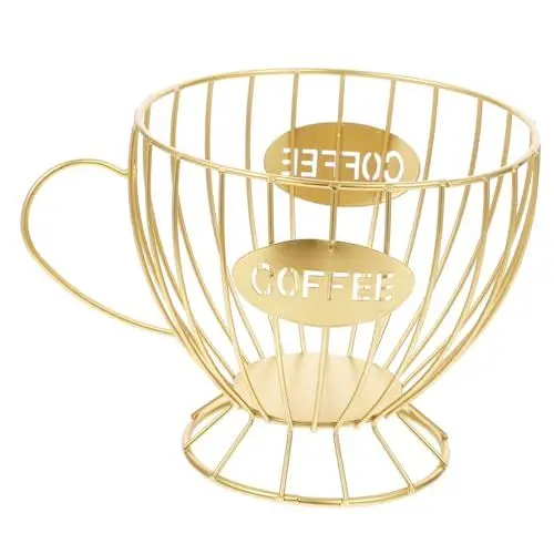 Produktbild: Holibanna Kaffeekapseln Aufbewahrungsorganisator Korb Für Espresso Und Kaffee Praktischer Lagerungshalter Aus Für Kaffeetassen Für Küche Und Pausenraum