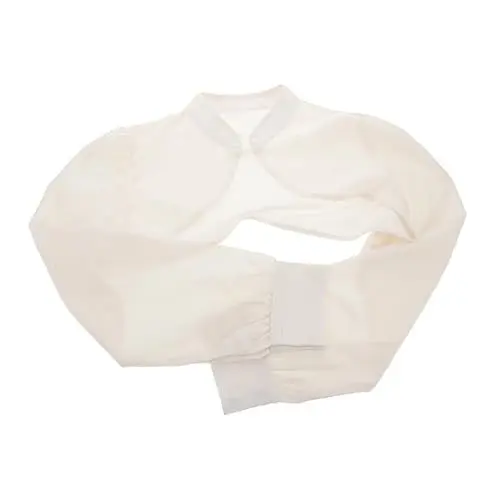 Produktbild: Holibanna Kühlender Bolero Mit Laternenärmeln Tüll-cardigan Mit Abnehmbarer Stehkragen Schalkragen Für Damen Atmungsaktives Workout-top