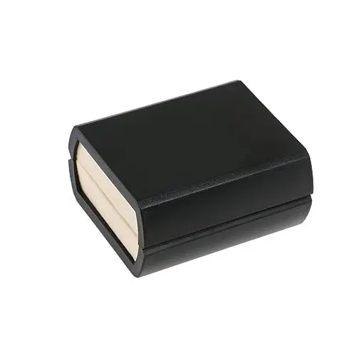 Produktbild: Holibanna Leder-Manschettenknopf Krawattenklammer Box Aufbewahrung Geschenkbox Schmuck Vitrine