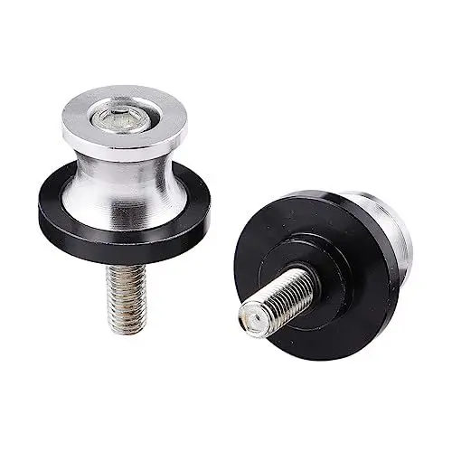 Produktbild: Holibanna 2stücke Motorbike Lifting Screw Aus Aluminiumlegierung Langlebig Und Präzise Cnc-gefertigt Für Motorräder Und Elektronische Motorräder Silber