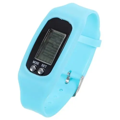 Produktbild: Holibanna Multifunktionale Schrittzähler Uhr aus Silikon für Fitness Langlebig Hautfreundlich für Senioren und Jugendliche Praktischer Fitness Tracker