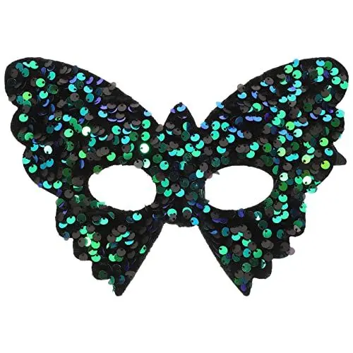 Produktbild: Holibanna Pailletten-schmetterlingsmaske Ballmaske Für Abschlussball Karnevalsmasken Für Frauen Cosplay-party-masken Paillettenmasken-maskerade Masken, Maskenball Venedig Pvc Bilden Fräulein
