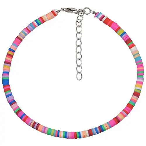 Produktbild: Holibanna Strand Sommer Knöchel Armband verstellbar Boho Polymer Ton Perlen bunte böhmische Fuß Knöchel Set Schmuck für Frauen