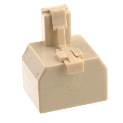 Produktbild: Holibanna Poliger Ethernet-verlängerungskupplungsstecker Für Dsl Und Kabelmodem-ports Beige