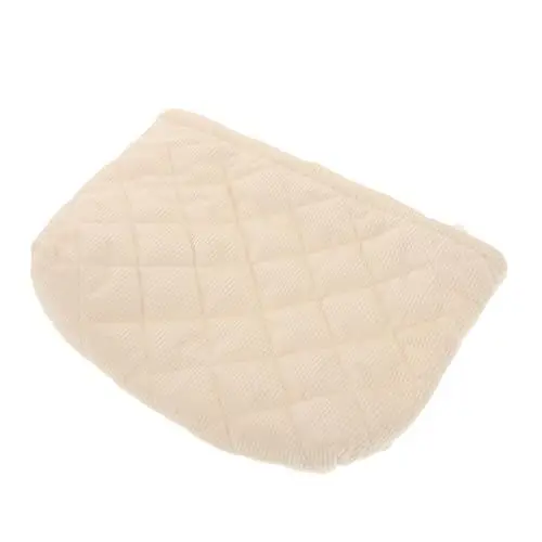 Produktbild: Holibanna Quilted Makeup Bag Aus Große Kapazität Ästhetische Kosmetiktasche Für Make-up-Pinsel Praktische Toiletry Bag Beige Für Unterwegs