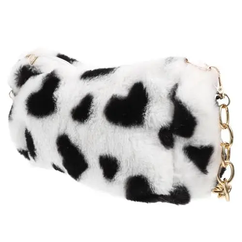 Produktbild: Holibanna Umhängetasche Einkaufstasche Mit Kuh-print Lederhandtasche Lounge-tasche Reisetaschen Ausgefallene Handtaschen Für Damen Reisebrieftaschen Die Kuh Reisen Pu Drucken