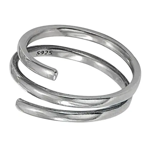 Produktbild: Holibanna Verstellbarer Daumenring Aus Für Damen Offener Ring Als Statement-modeschmuck Elegant Für Hochzeit Und Festival
