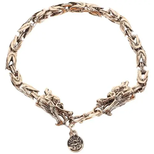 Produktbild: Holibanna Wasserhahn Armband Modisches Ästhetische Armbänder Personalisierter Drachenschmuck Chinesisches Armband Herren Drachenarmband Mode Legierung Schmücken Fräulein