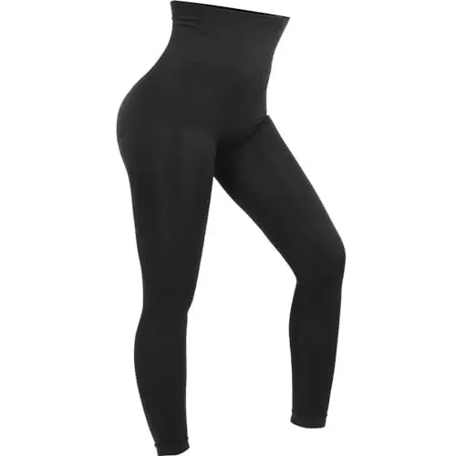Produktbild: Holibanna Yogahose Mit Hoher Taille Yoga-leggings Eng Anliegend Bequem Atmungsaktiv Für Yoga Fitness Laufen