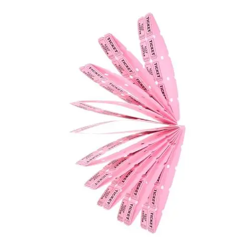 Produktbild: HOLIDYOYO 100 Pcs Tombola Ticket Bücher Bingo Spiel Tokens Tombola Ticket Etiketten Groß Papier Tickets Für Party