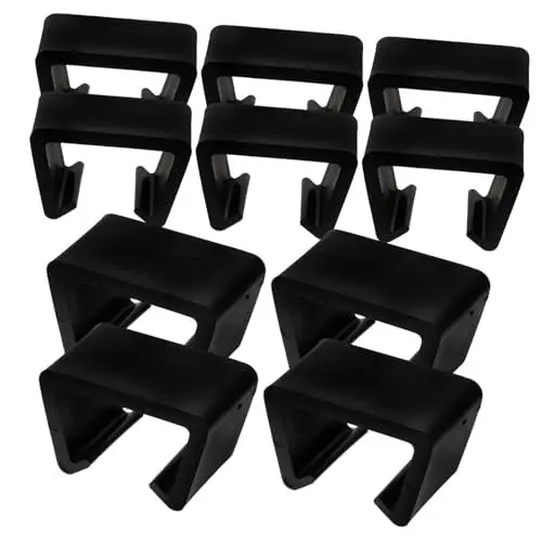 Produktbild: HOLIDYOYO 10 Stück Rattan Möbel Clips Für Terrassenmöbel Hochwertige Befestigungselemente Zur Stabilen Verbindung Von Rattan Korbsesseln Und Hockern Im Außenbereich Ideal Für Gartenmöbel