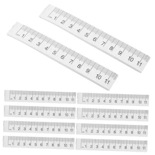 Produktbild: HOLIDYOYO 10stücke Papier Maßband Für Schneiderarbeiten Flexibles Messwerkzeug Für Präzise Körpermaße Vielseitig Einsetzbar Für Nähen Zeichnen Und Lernaktivitäten