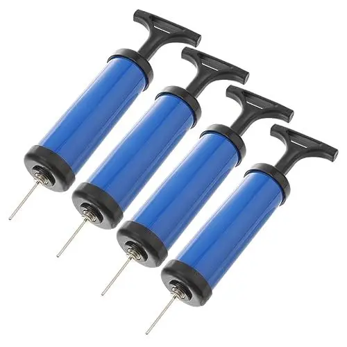 Produktbild: HOLIDYOYO 4-teiliges Ballon-inflator-set Kompakte Mini-handpumpe Zum Aufblasen Von Luft Für Ballonbogen Basketball Rot Manumotive-luftpumpe Zufällige Farbe
