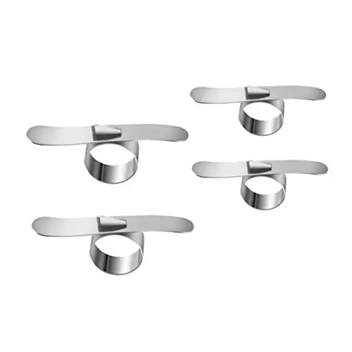 Produktbild: CIYODO 4er-Set Orangenschäler Aus Edelstahl Ergonomisch Leicht Zu Handhaben Und Zu Reinigen