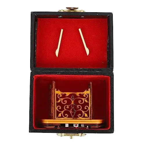 Produktbild: HOLIDYOYO 1 Satz Dulcimer-Modell bürodeko Neuheiten chinesisches hackbrett sammlerstück Musikinstrumentenfiguren realistisches Simulationsinstrumentenmodell Dekor des Instrumentenmodells