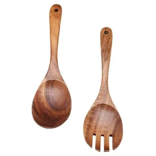 Produktbild: HOLIDYOYO Holz Löffel Küchenlöffel Japanischer Suppenlöffel Kochlöffel Holzlöffel Rührlöffel Holzsuppenlöffel Küchengeräte