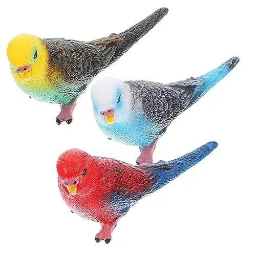 Produktbild: HOLIDYOYO Papageienstatue Als Dekoration – Papageienfigur Leichtes Und Lebensechtes Vogelornament