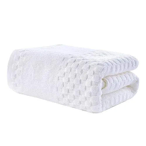 Produktbild: HOLIDYOYO Badetuch 70x140cm Reine Baumwolle Badetuch Schnelle Absorption Weich Für
