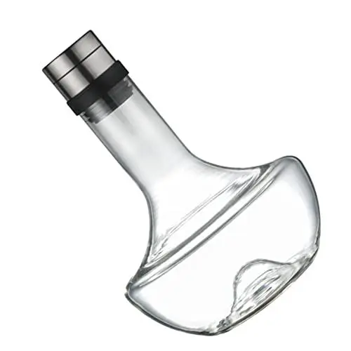 Produktbild: HOLIDYOYO 1000ML Weinflasche Dekanter Handgefertigter Atem Dekanter Für Rotwein Und Whisky Stilvolles Getränkedistributionsgerät Für Besondere Anlässe