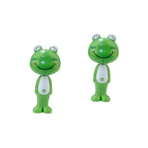 Produktbild: HOLIDYOYO 2St Badezimmerzubehör Kinder zahnbürste Toothbrush kinderzahnpasta zahnbuersten Halter zahnbürstenhalter Kinder kinderzahnbürste Zahnbürste mit Halter teleskopische zahnbürste