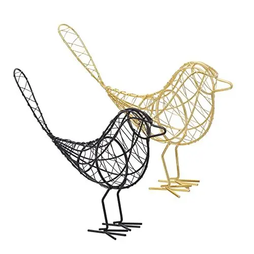 Produktbild: HOLIDYOYO Eisenvogeldekor Metalldrahtschmuck Vogelfigur Zur Dekoration
