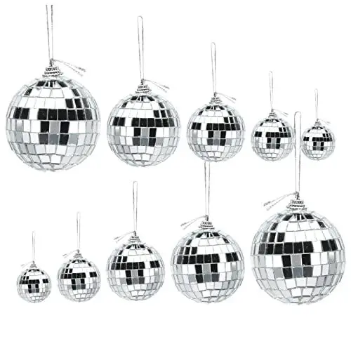 Produktbild: HOLIDYOYO Disco-Dekorationen 36 Stück Reflektierende Party-Dekorationen Aus Glas Für Die Decke