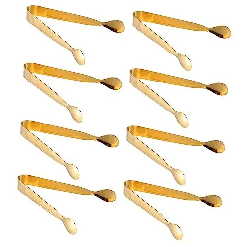 Produktbild: HOLIDYOYO 3er-sets Zuckerzange Aus Edelstahl Für Würfelzucker Für Süßigkeiten Nicht Zum Kochen Geeignet Lebensmittelqualität Angenehm Zu Halten 8 Stück X 3