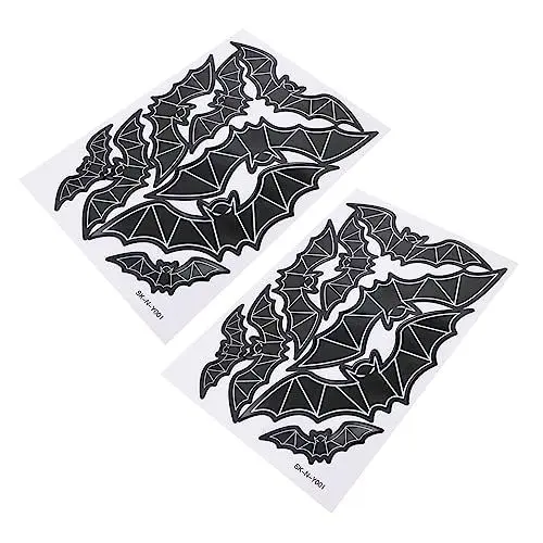 Produktbild: HOLIDYOYO Halloween 3d Fledermäuse Wandaufkleber Fluoreszierendes Pvc-material 40pcs 3d Fledermäuse Aufkleber Decals