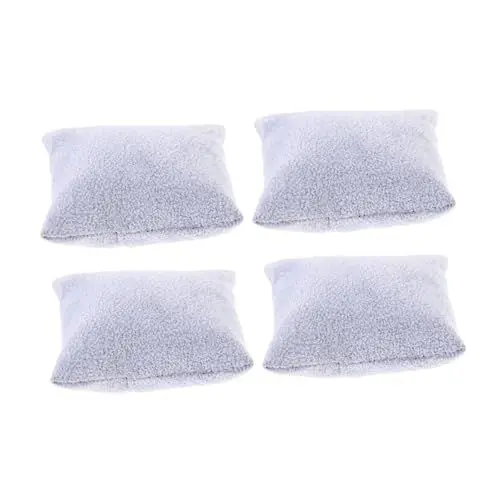 Produktbild: HOLIDYOYO 4 Stück Uhrenbox Kleines Kissen Fusselfreie Uhrenkissen Kissen Beobachten Uhrenpolsterkissen Uhren-Display-kisseneinsätze Uhrenkissen Für Kleines Handgelenk Flanell
