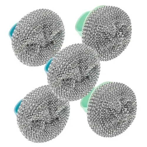 Produktbild: HOLIDYOYO 5St küchenreinigungsbürste Küchenpfanne Schrubber Topfpfanne Bürste Küchenspülbürste Pfannenschwammreiniger Spülschwamm Küchenbürste Küchenzubehör tragbare Reinigungsbürste
