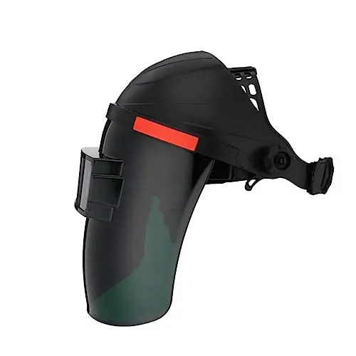 Produktbild: HOLIDYOYO Automatisch Abdunkelnde Schweißmaske Mit Einstellfunktionen Für Lichtabschirmung Und Empfindlichkeit Pc-Material Für Lichtbogenschweißen Und Wig-schweißen Schützt Vor