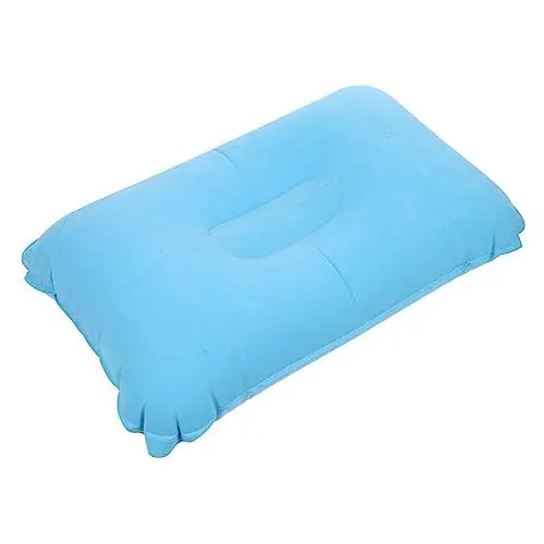 Produktbild: HOLIDYOYO Aufblasbares Campingkissen Für Erwachsene Aufblasbares Reisekissen PVC-beflocktes Verdicktes Kissen Für Nickerchen Im Büro