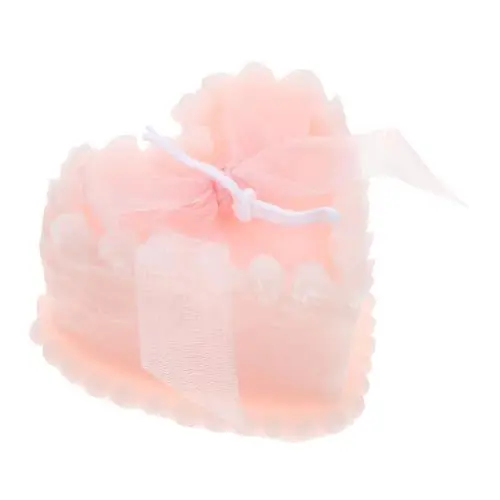 Produktbild: HOLIDYOYO Duftkerzen Kerzenwürfel Kerzen aus Sojawachs natürliche Sojakerzen Kuchen Topper the christmas candle die weihnachtskerze praktische Kerzen festlicher Kerzenschmuck Soja-Wachs Rosa