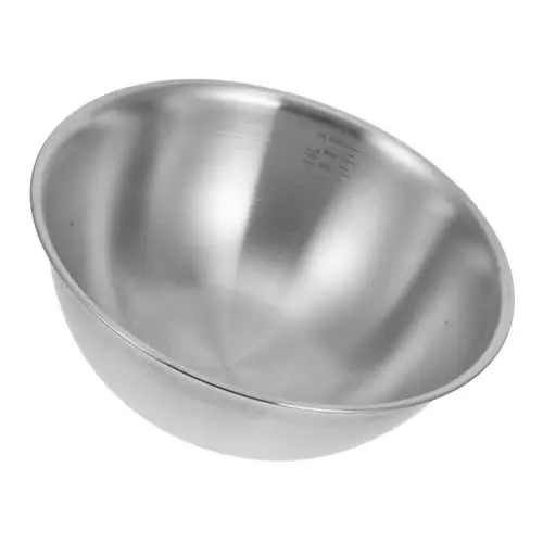 Produktbild: HOLIDYOYO Edelstahlbecken, 23 Cm, Metallwaschbecken, Rührschüssel, Messschüssel, Gemüsewaschbecken, Schüssel Für Die Zubereitung Von Mahlzeiten, Salatrührschüssel Für Kuchenmischungen,