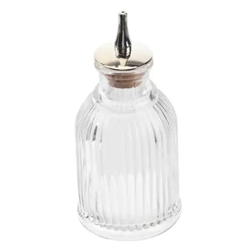 Produktbild: HOLIDYOYO Glas Absinth Flasche Getränkespender Mit Deckel Elegante Cocktail Flasche Für Whisky Bier Vodka Für Home Bar Partys Und Veranstaltungen Zufällige Deckel-farbe