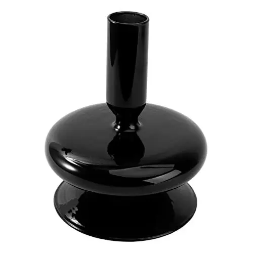 Produktbild: HOLIDYOYO Glas Kerzenhalter Eleganter Tischdekorationsartikel Für Romantische Abendessen Handgefertigter Kreativer Kerzenständer Zur Schaffung Einer Warmen Atmosphäre Für Festliche