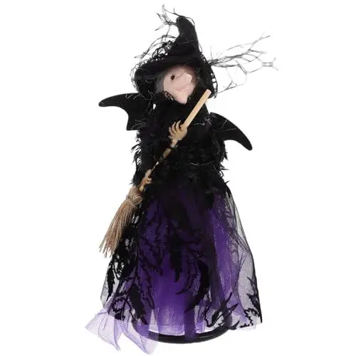 Produktbild: HOLIDYOYO Schöne Hexenpuppe Tischhexenfigur Partydekorationen Für Halloween